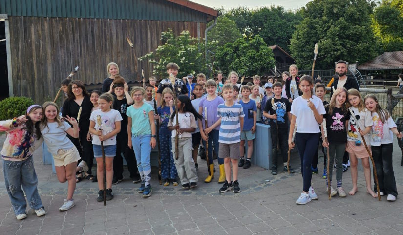 Klassenfahrt Stockbrot